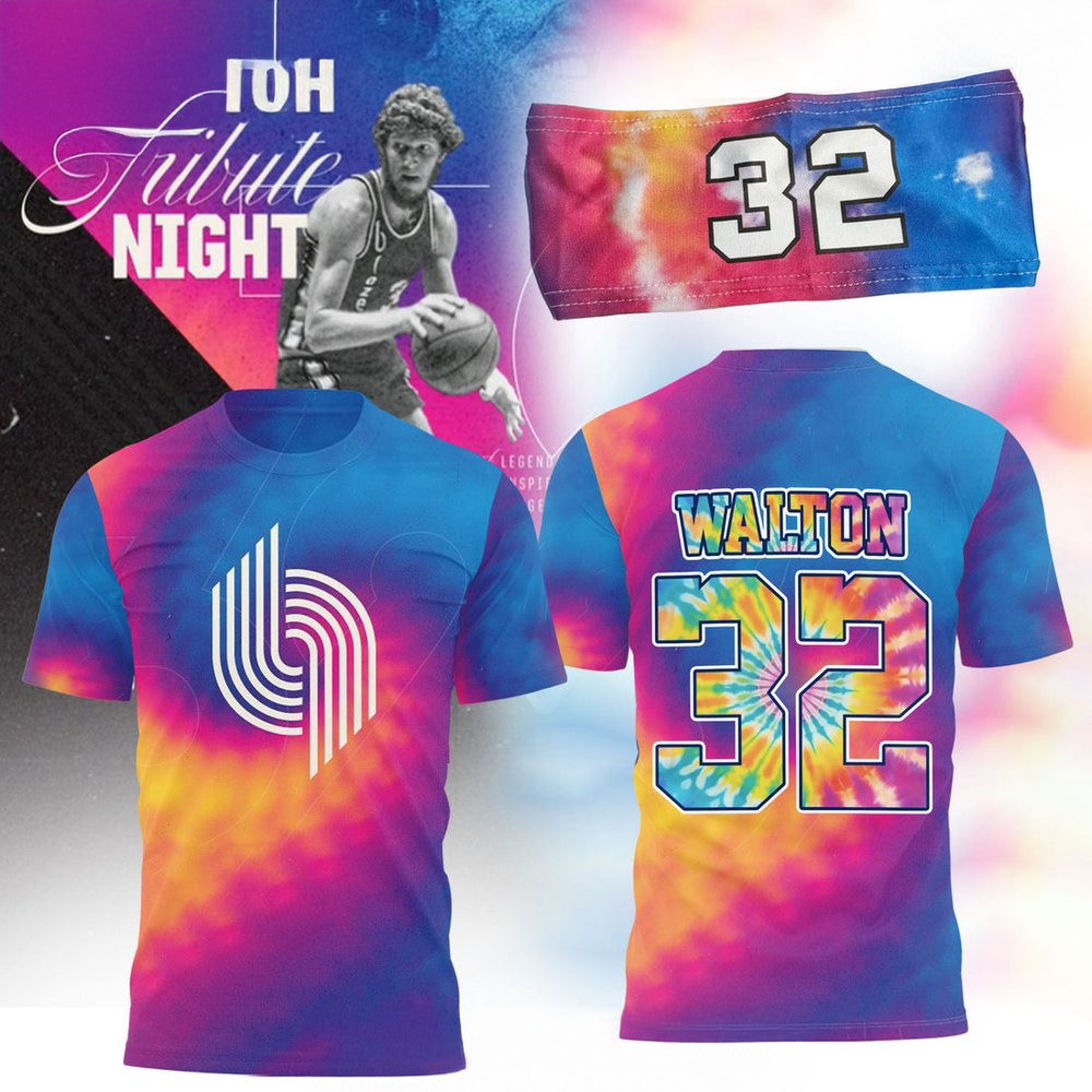 Portland Trail Blazers Bill Walton Tribute Night Special Shirt Gift Ideas For Basketball Lovers