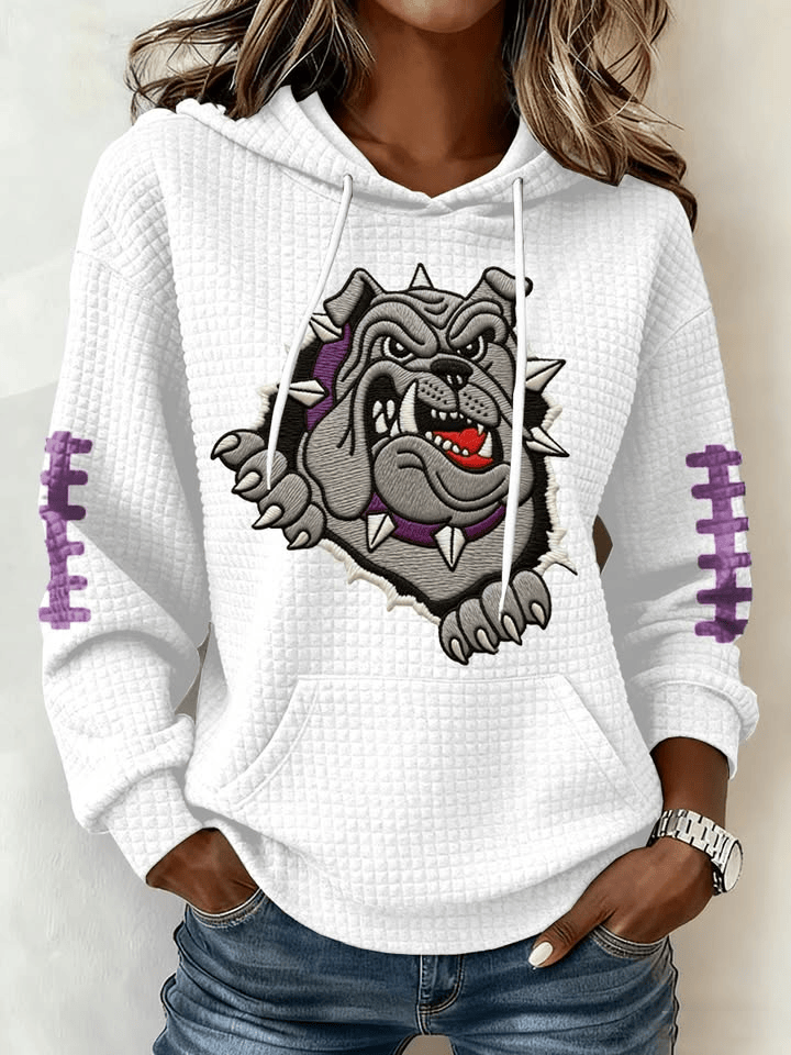 Portola Bulldog Football Hoodie Game Day Clothing Presents For Football Lovers