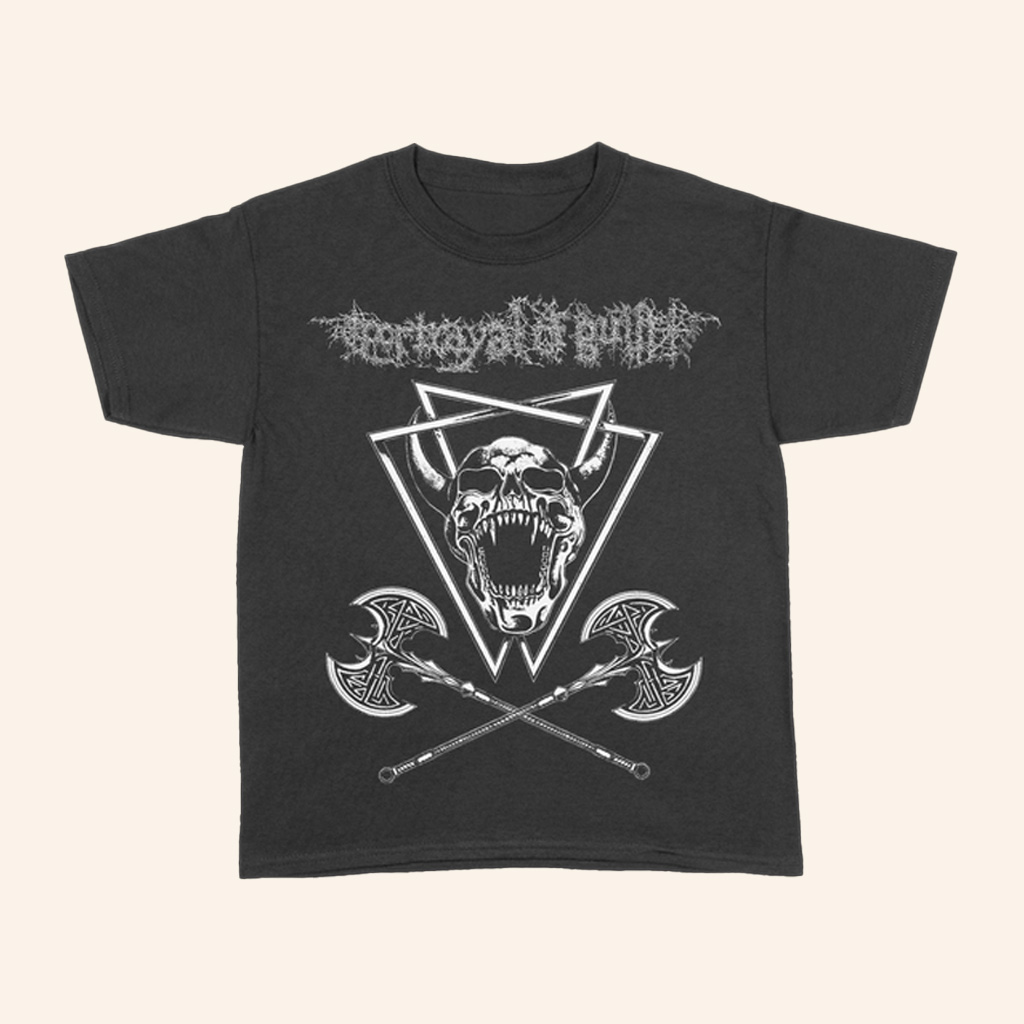 Portrayal Of Guilt Merch Demon Skull T-Shirt Presents For Music Lovers