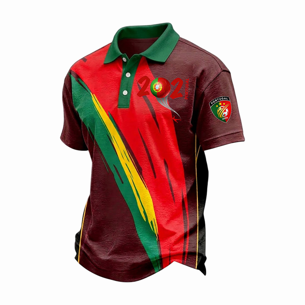 Portugal FIFA World Cup 2026 Polo Shirt 2026 World Cup Clothes Soccer Gear