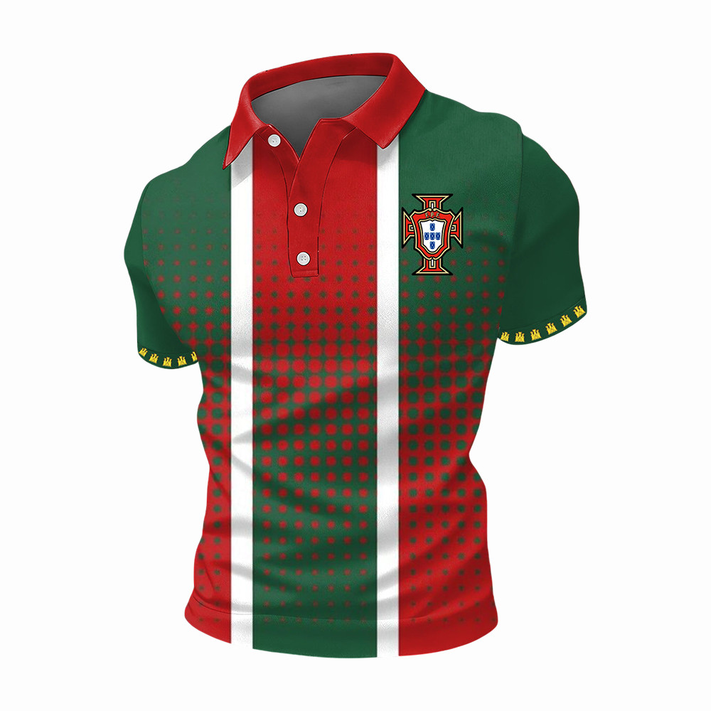 Portugal FIFA World Cup 2026 Polo Shirt Game Day Clothing Soccer Dad Present
