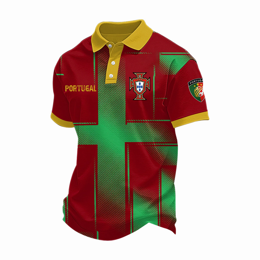 Portugal FIFA World Cup 2026 Polo Shirt Soccer Clothes Game Day Gear For Father