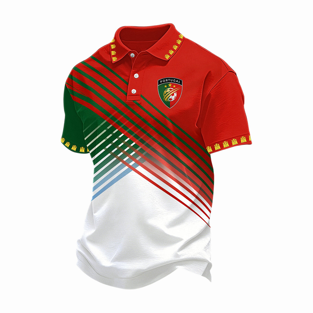 Portugal FIFA World Cup 2026 Soccer Polo Shirt Game Day Clothing Soccer Lover Gift