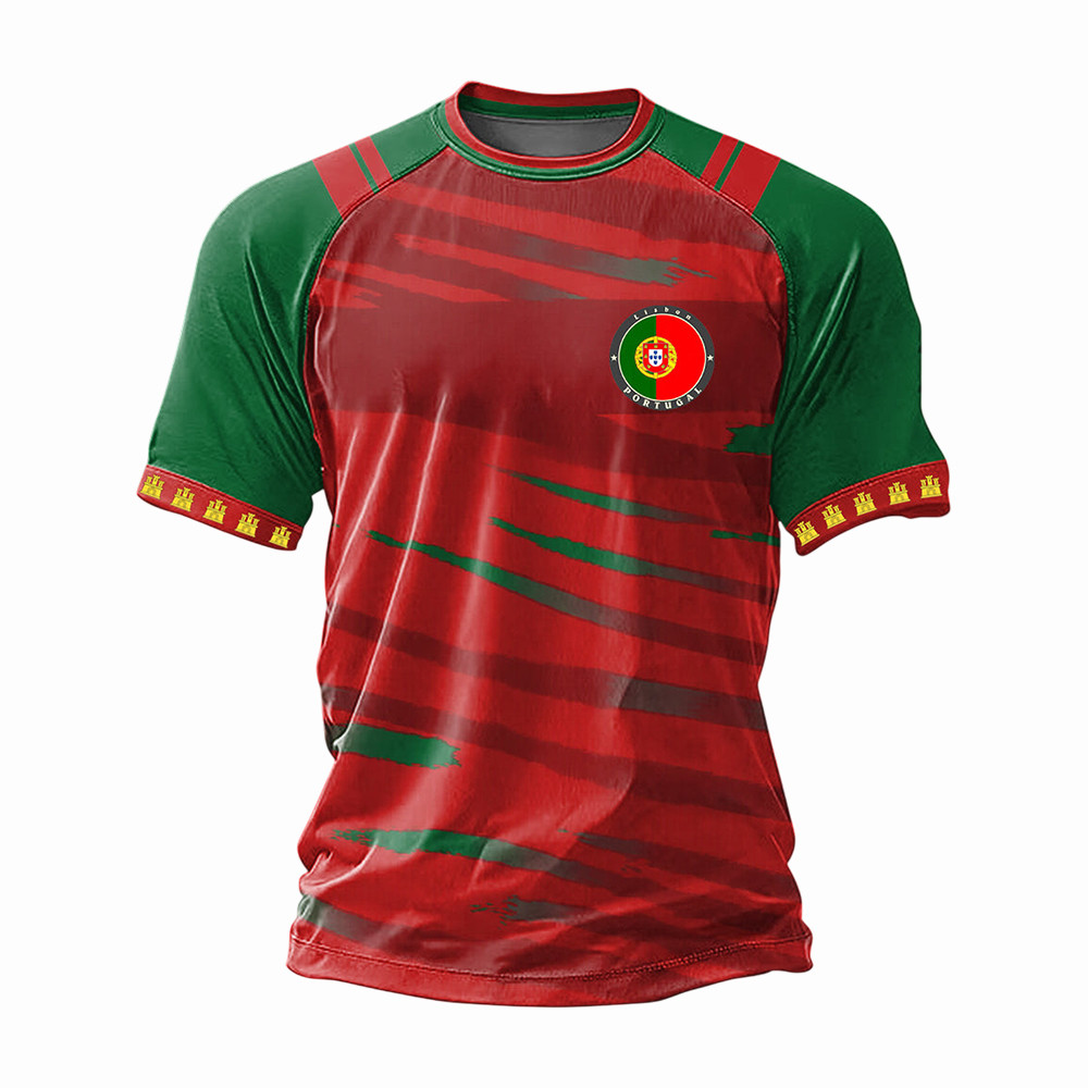 Portugal FIFA World Cup 2026 Soccer T-Shirt Soccer Clothing Present For Dad