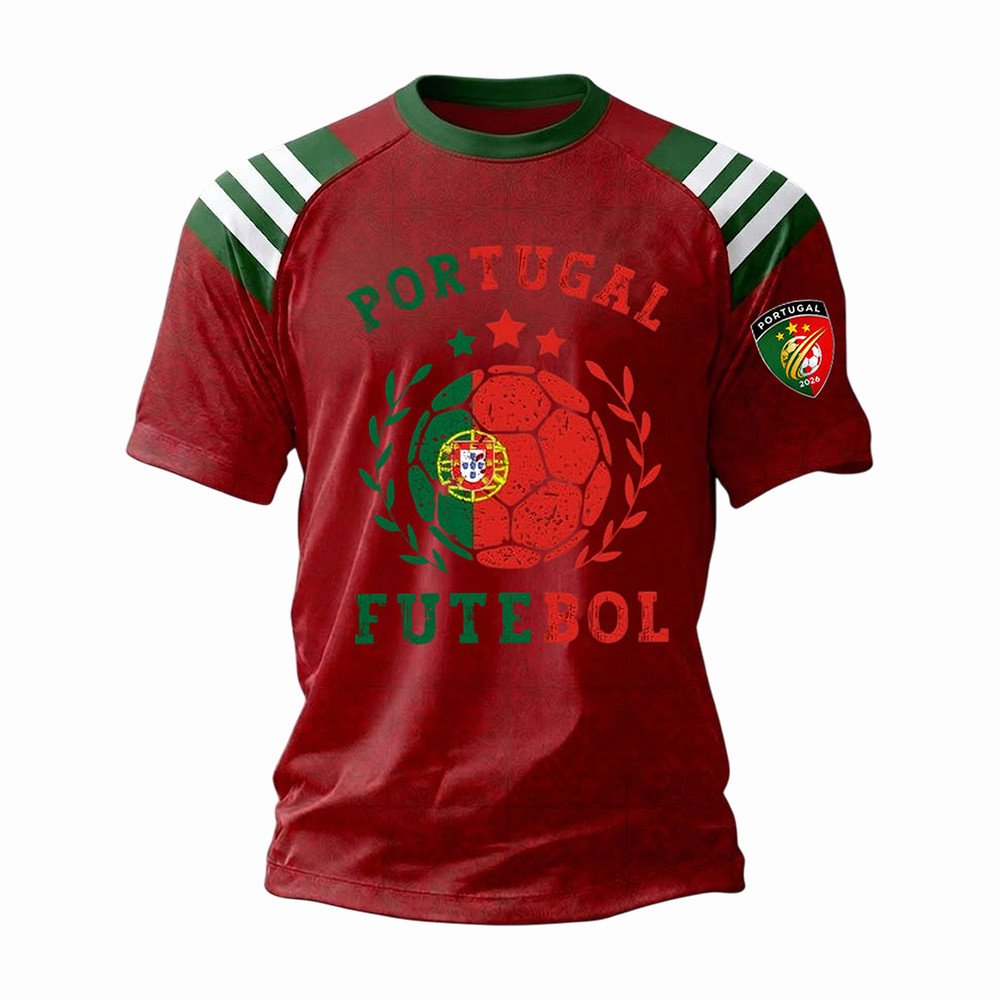 Portugal FIFA World Cup 2026 T-Shirt Portuguese Football Shirt 2026 World Cup Gears