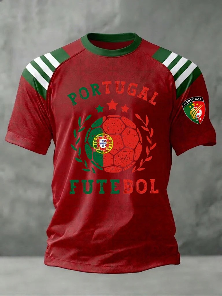 Portugal Futebol T-Shirt National Football Team Fan Apparel Gift For WC Lover
