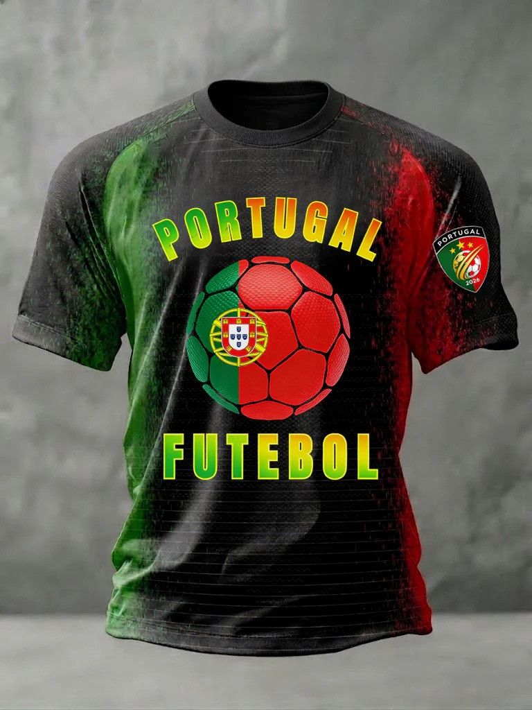 Portugal Futebol T-Shirt Welcome To FIFA World Cup 2026 Clothing Gift For Football Fan