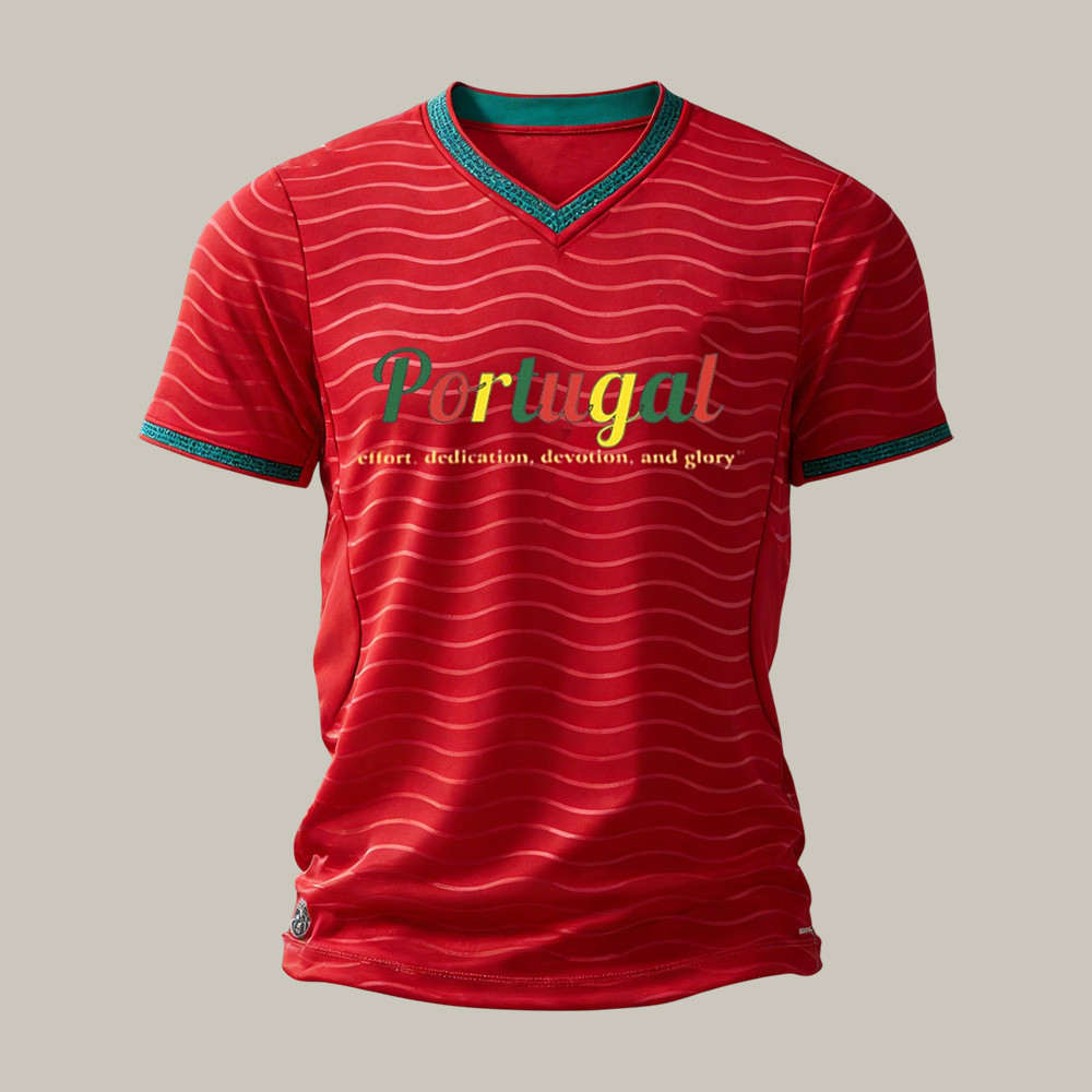 Portugal International Soccer Fan V-Neck Shirt FIFA World Cup 2026 Merch Best Gift For Fans
