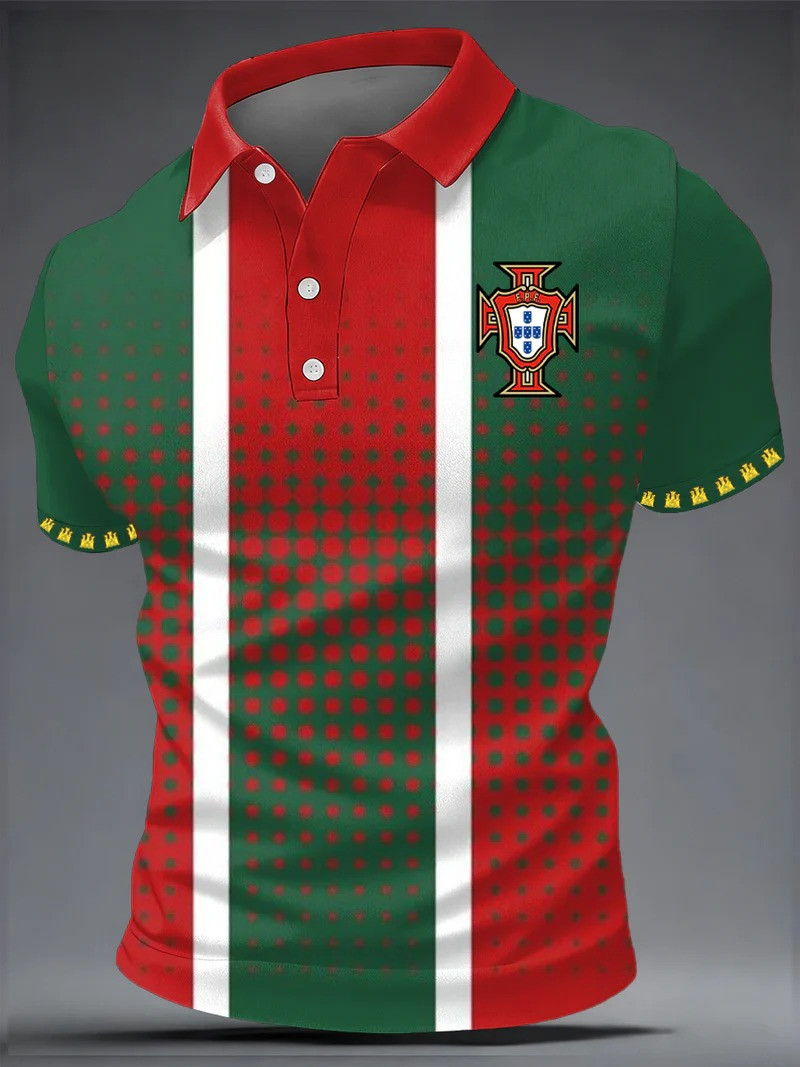 Portugal Polo Shirt FIFA World Cup 2026 Clothing Gift For Football Fans
