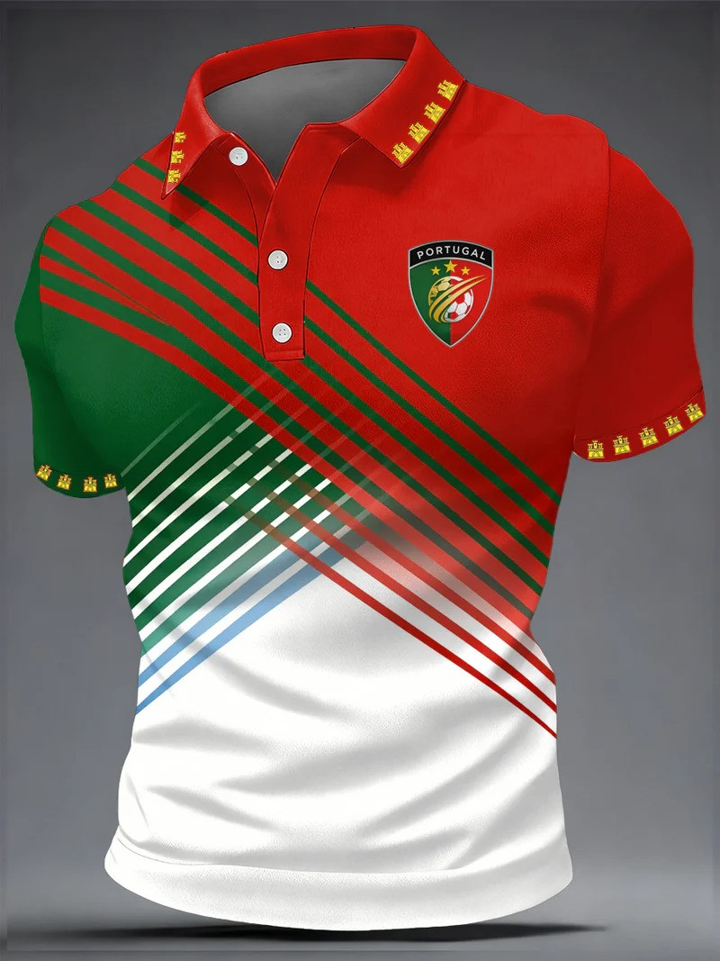 Portugal Polo Shirt Portugal National Team Clothing Gift For World Cup 2026 Fans