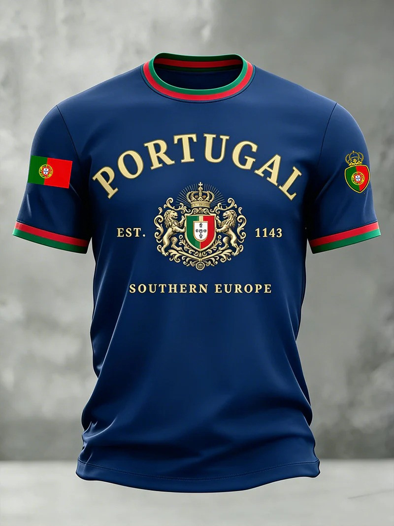 Portugal Southern Europe T-Shirt World Cup 20026 Clothing Gift For Supporters