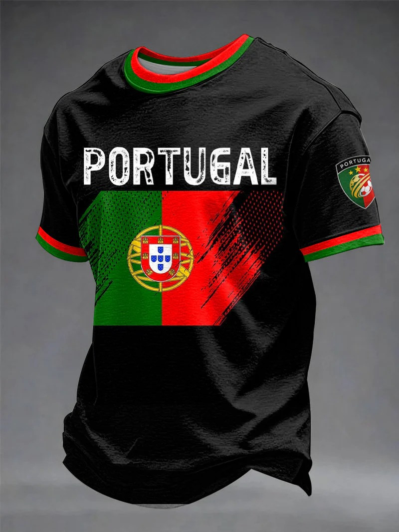 Portugal T-Shirt Patriotic Portugal Football Clothing Gift For World Cup 2026 Fans