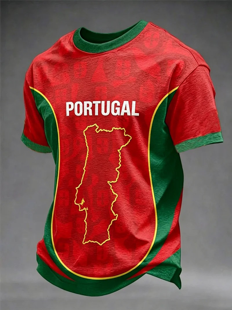 Portugal T-Shirt Patriotic Portugal Football Clothing Gift For World Cup 2026 Lover