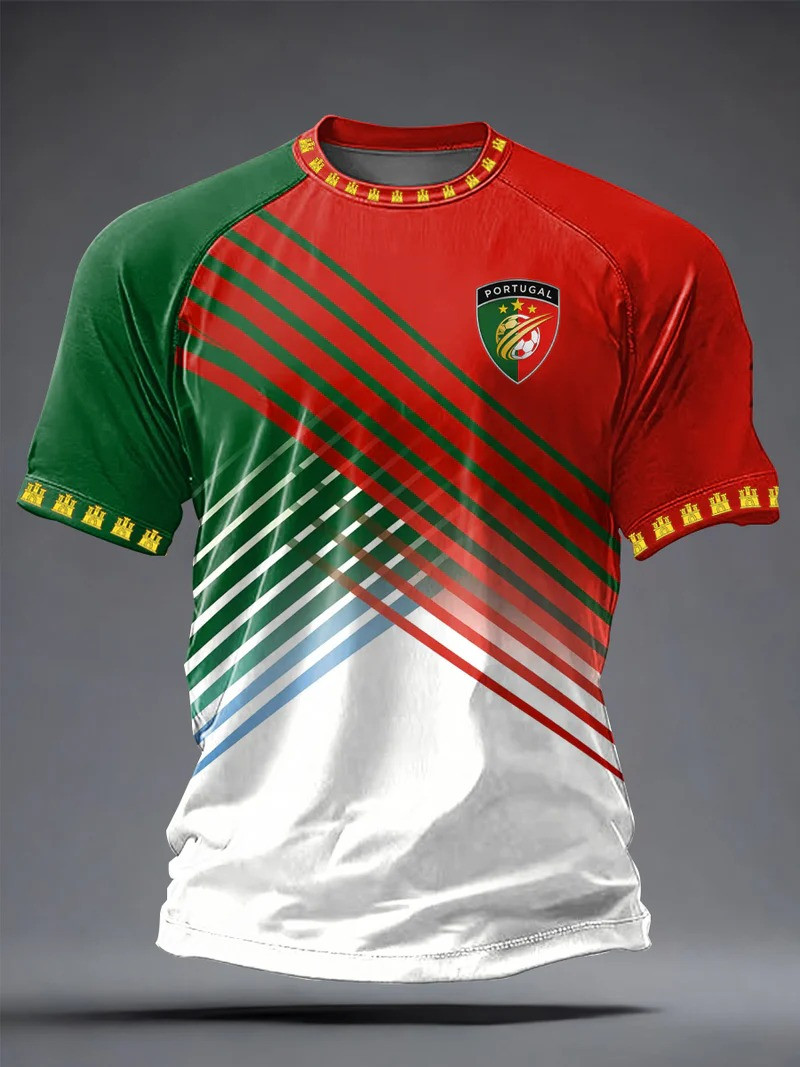 Portugal T-Shirt Portugal Supporter Sportswear Clothing Gift For World Cup 2026 Fans