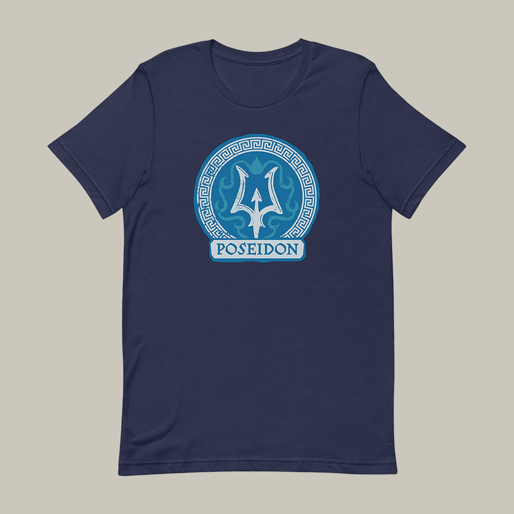 Poseidon Percy Jackson T-Shirt Greek Mythology Percy Jackson Clothes Cool Gift