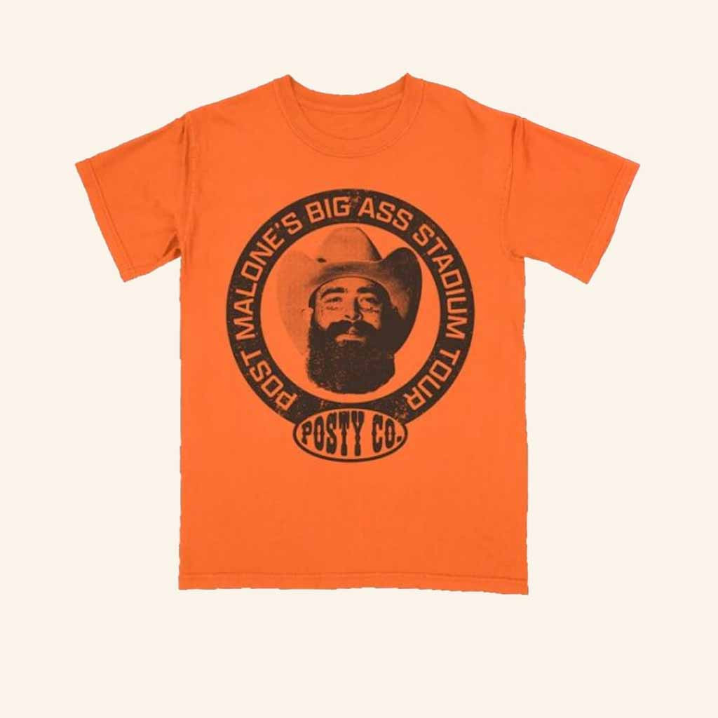 Post Malone Merch Circle Logo T-Shirt Christmas Gifts Ideas For Guys