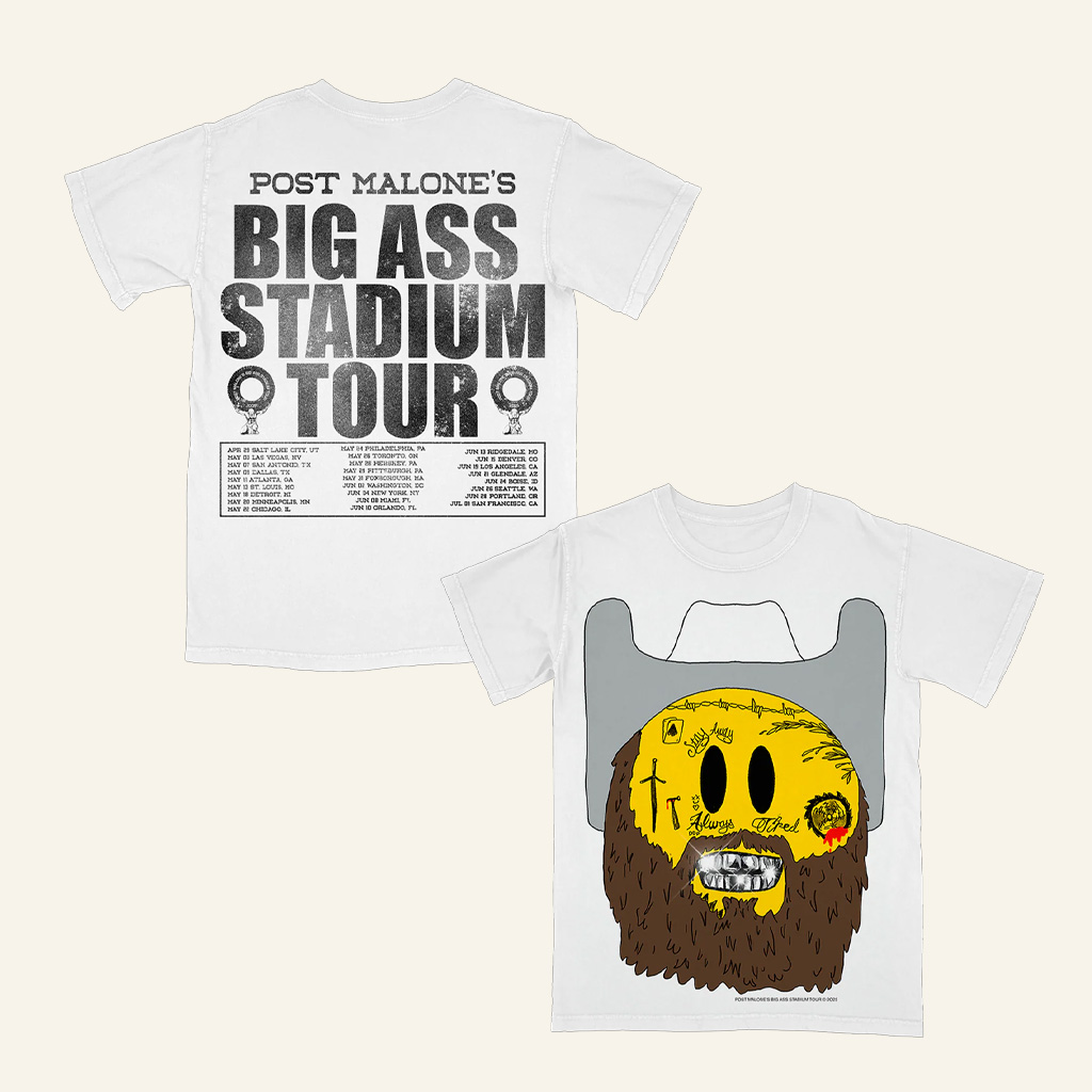 Post Malone Merch Emoji Tour T-Shirt Big Ass Stadium Tour Shirt Gifts For Music Fans Post Malone Merch Emoji Tour T-Shirt Big Ass Stadium Tour Shirt Gifts For Music Fans