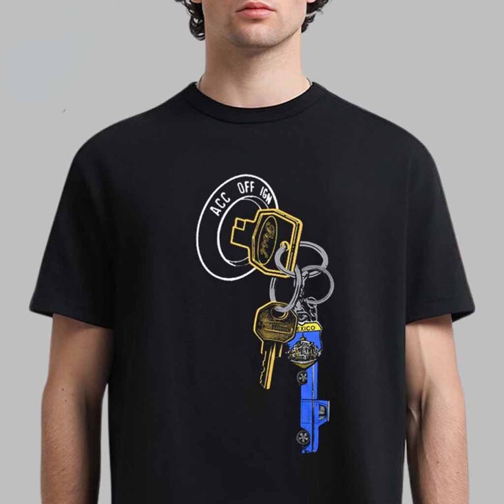 Post Malone Merch F-1 Trillion Keys Acc Off IGN T-Shirt Gifts For Music Lovers