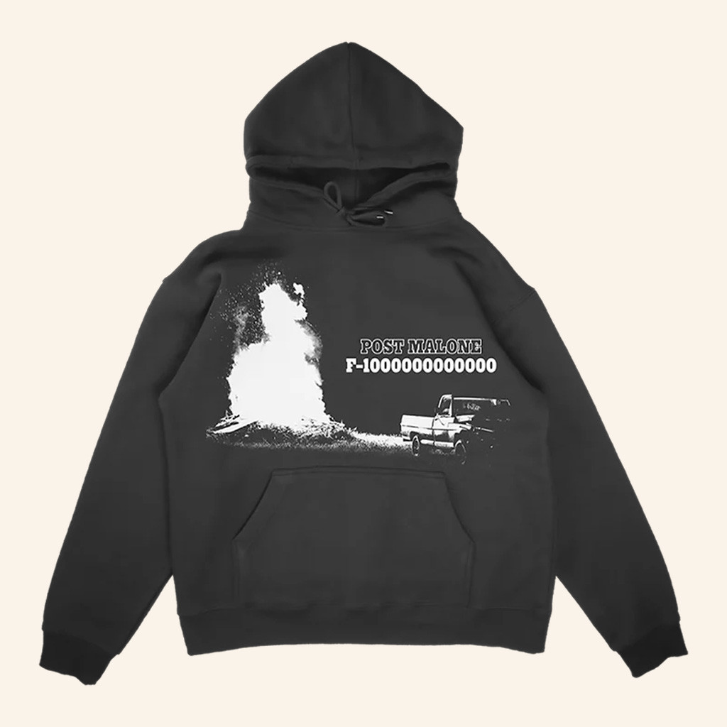 Post Malone Merch F1 Trillion Black Hoodie Music Lover Gift Ideas For Him Post Malone Merch F1 Trillion Black Hoodie Music Lover Gift Ideas For Him