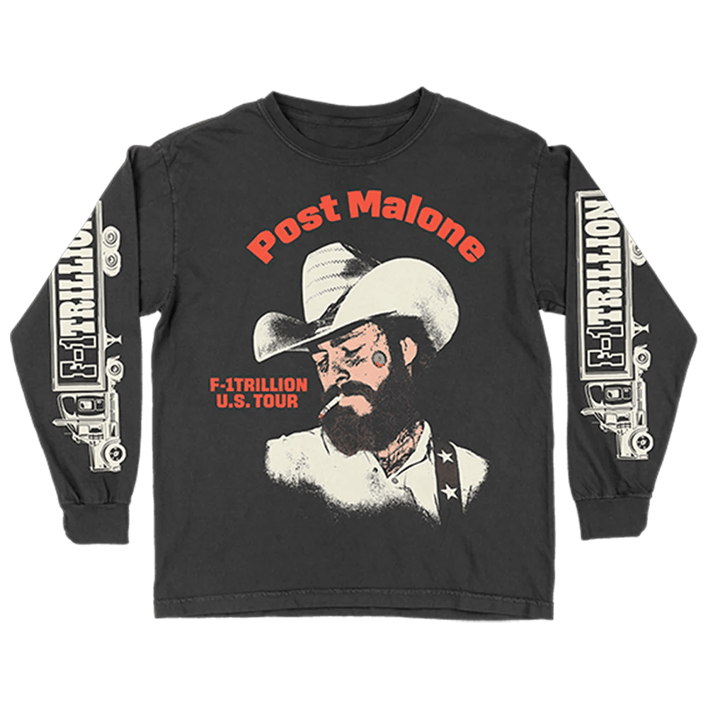 Post Malone Merch F1 Trillion Tour Long Sleeve Best Father's Day Gifts For Dad