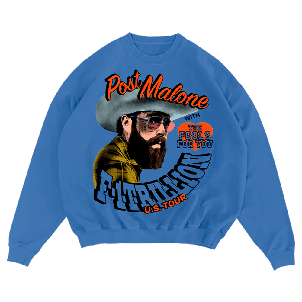 Post Malone Merch F1 Trillion With Fools Sweatshirt Father's Day Gifts For Son In Law Post Malone Merch F1 Trillion With Fools Sweatshirt Father's Day Gifts For Son In Law