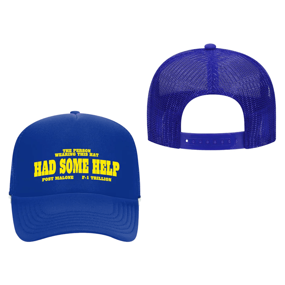 Post Malone Merch I Had Some Help Trucker Hat Unique Dad Gifts For Father's Day Post Malone Merch I Had Some Help Trucker Hat Unique Dad Gifts For Father's Day