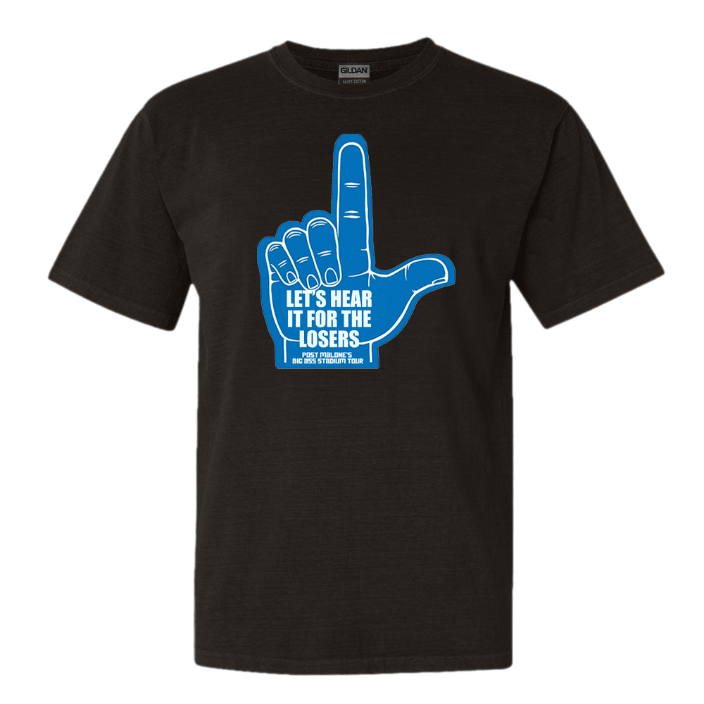 Post Malone Merch Losers Foam Finger T-Shirt Father's Day Presents From Daughter