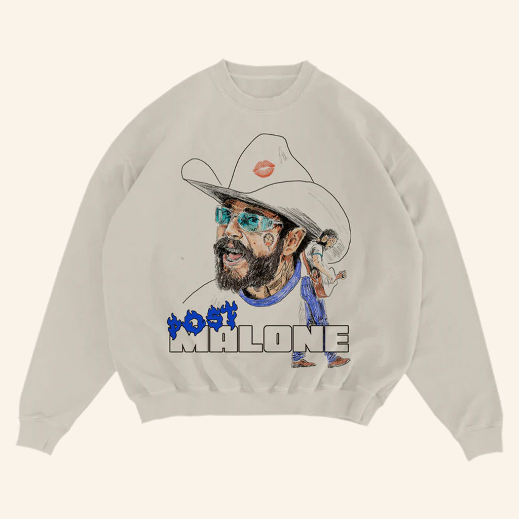 Post Malone Merch Post Malone Blue Flame Crewneck Sweatshirt Presents For Music Lovers Post Malone Merch Post Malone Blue Flame Crewneck Sweatshirt Presents For Music Lovers