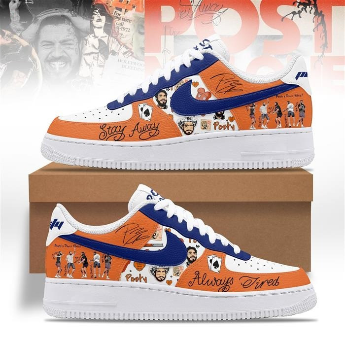 Post Malone Nike Air Force Shoes Gifts For Someone Who Likes Music