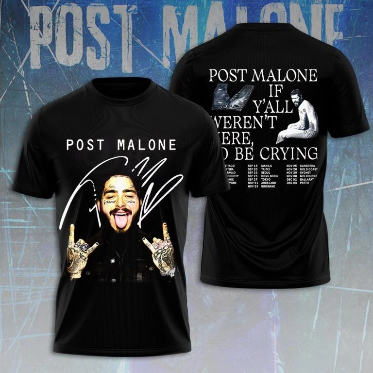 Post Malone T-Shirt Gifts For People Who Like Music