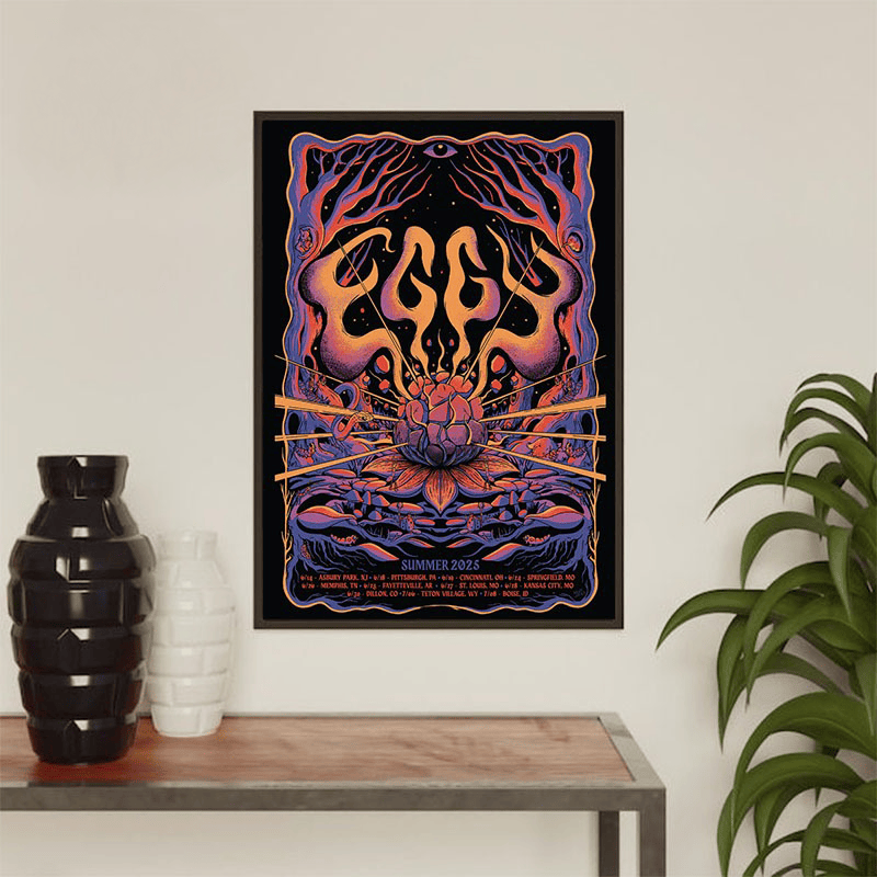 Poster Eggy Music Festival On Summer 2025 Poster Schedule Tour Dates Poster Home Decor
