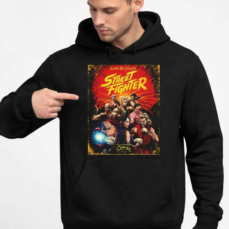Poster For Street Fighter 2026 Hoodie Street Fighter Movie Merch 2026 Unique Gift For Fans
