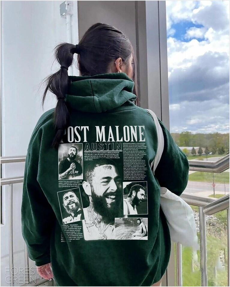 Posty Hoodie Post Tour 2024 Gifts For Fans Merch Apparel