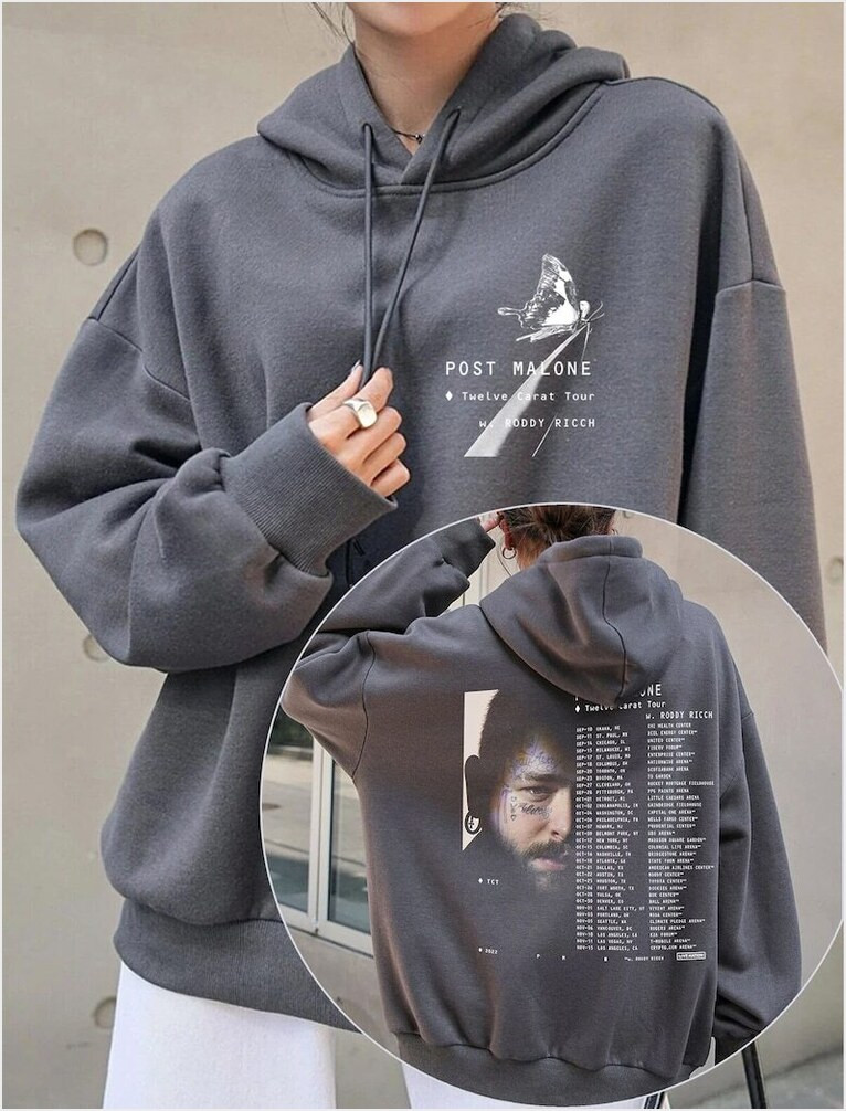 Posty Twelve Carat Hoodie Pm Twelve Carat Tour Fan Gifts For Best Friend Posty Twelve Carat Hoodie Pm Twelve Carat Tour Fan Gifts For Best Friend