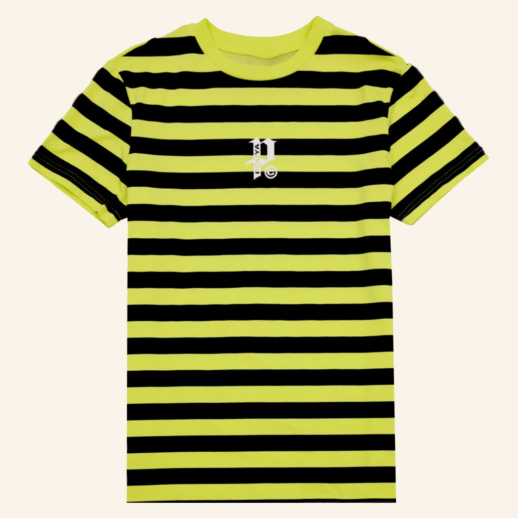 Pouya Merch Big P Striped T-Shirt Christmas Gifts For Friends