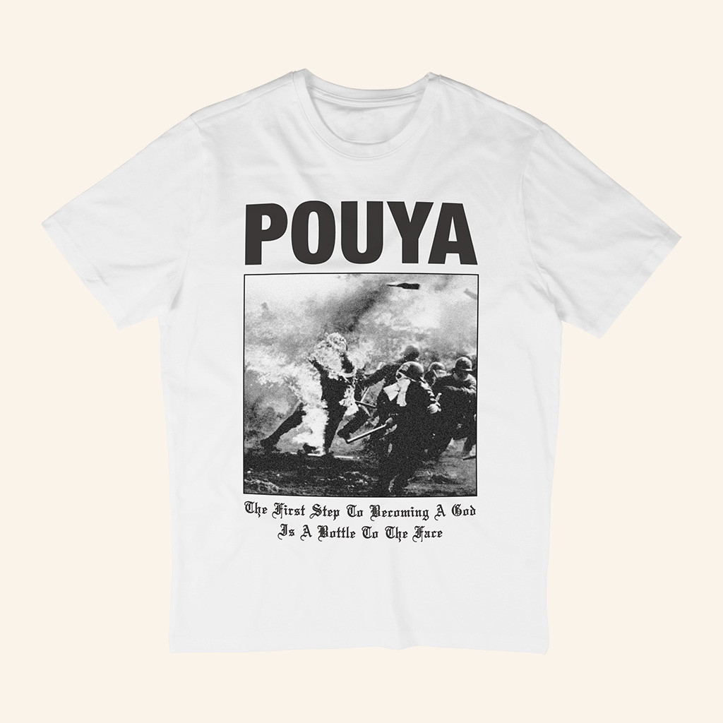 Pouya Merch Bottle Face T-Shirt Pouya Shirt Birthday Presents For Dad