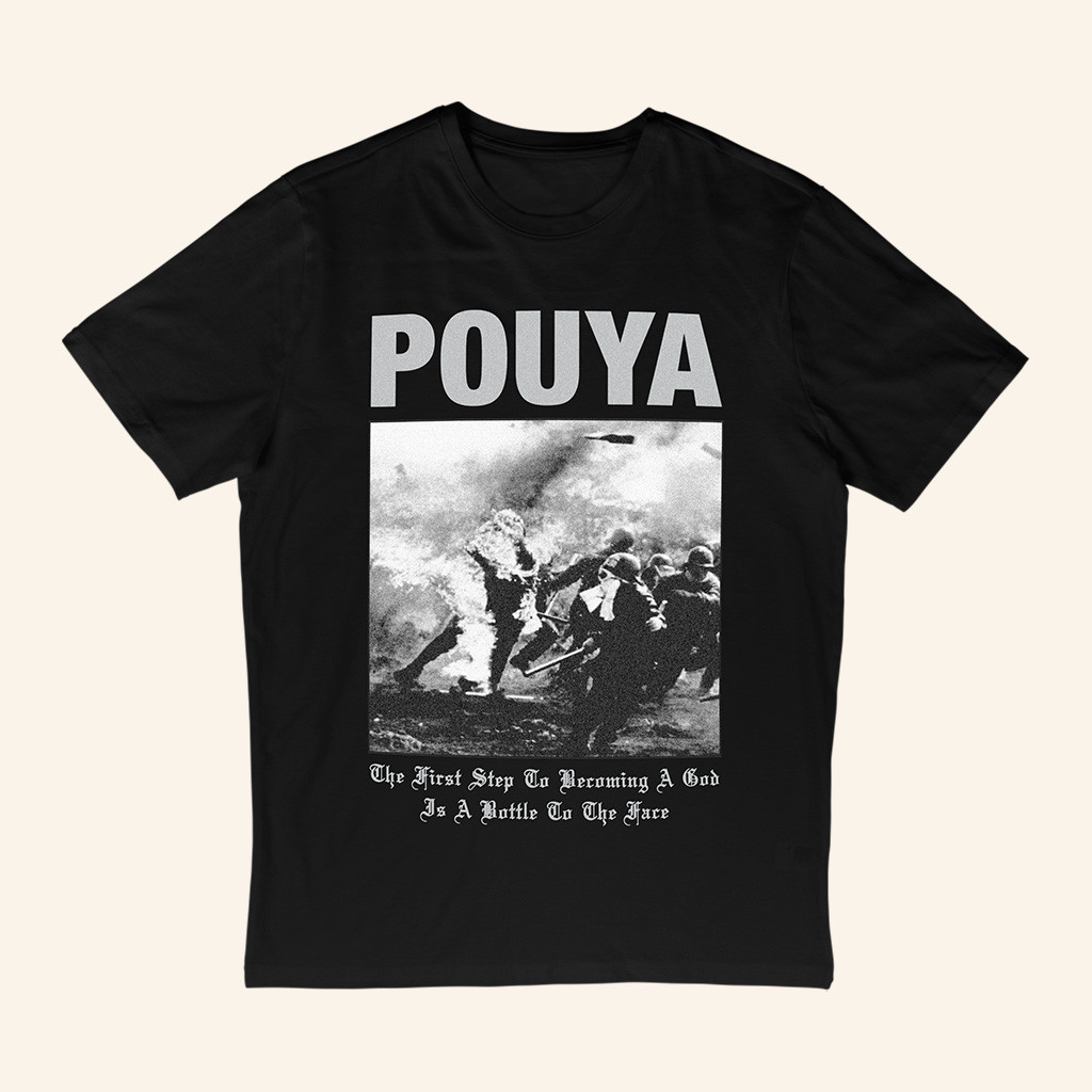 Pouya Merch Bottle Face T-Shirt Pouya Shirt Christmas Gifts For Father