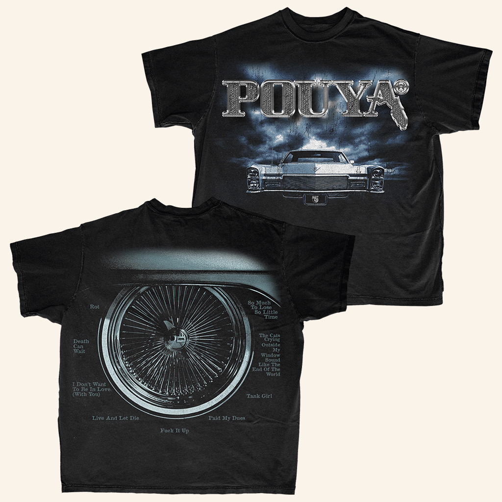 Pouya Merch Cadillac T-Shirt Pouya Shirt Presents For Father