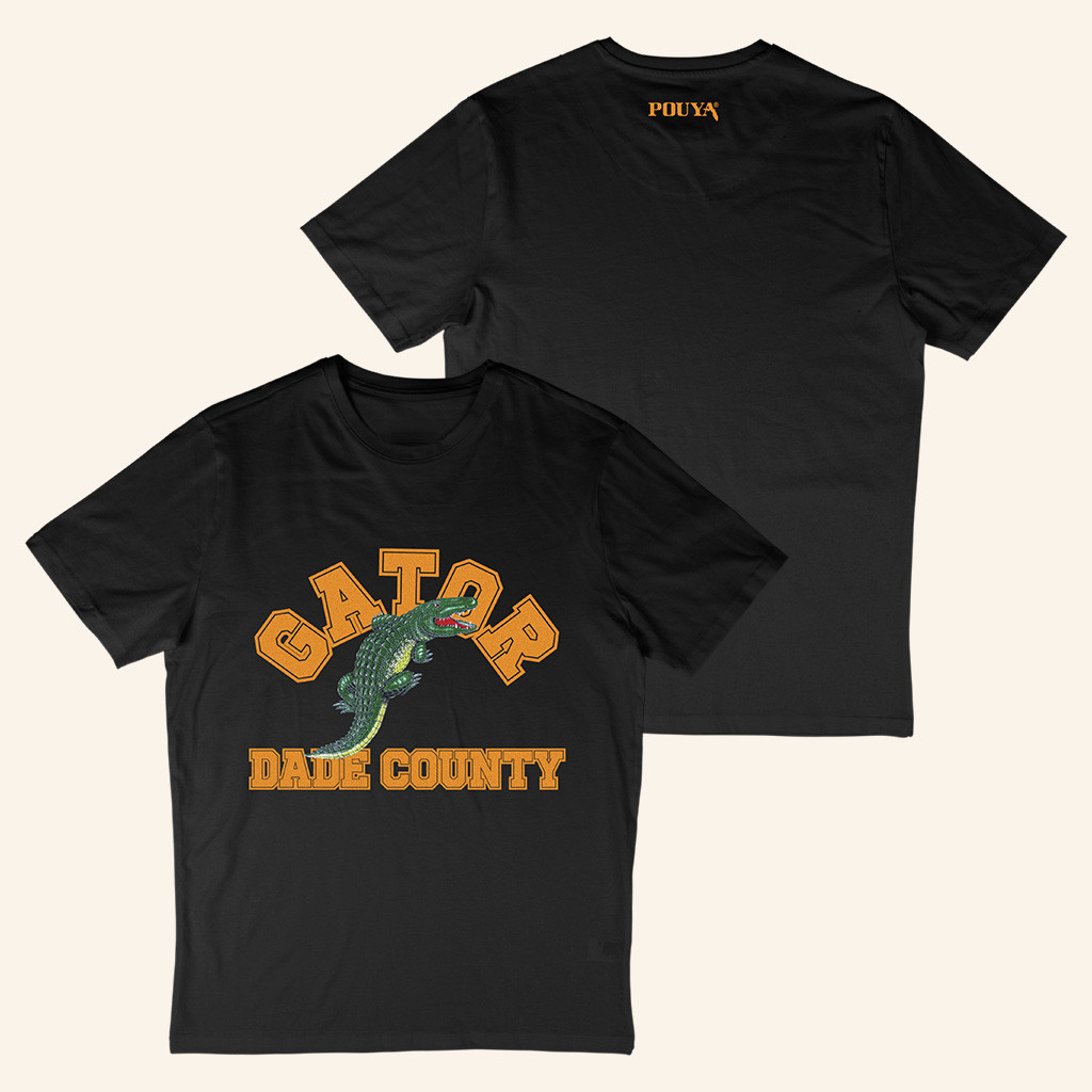 Pouya Merch Gator Dade County T-Shirt Best Gift For Father