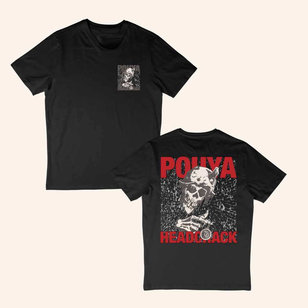 Pouya Merch Headcrack Skull T-Shirt Spooky Clothing Gifts For Dudes Pouya Merch Headcrack Skull T-Shirt Spooky Clothing Gifts For Dudes