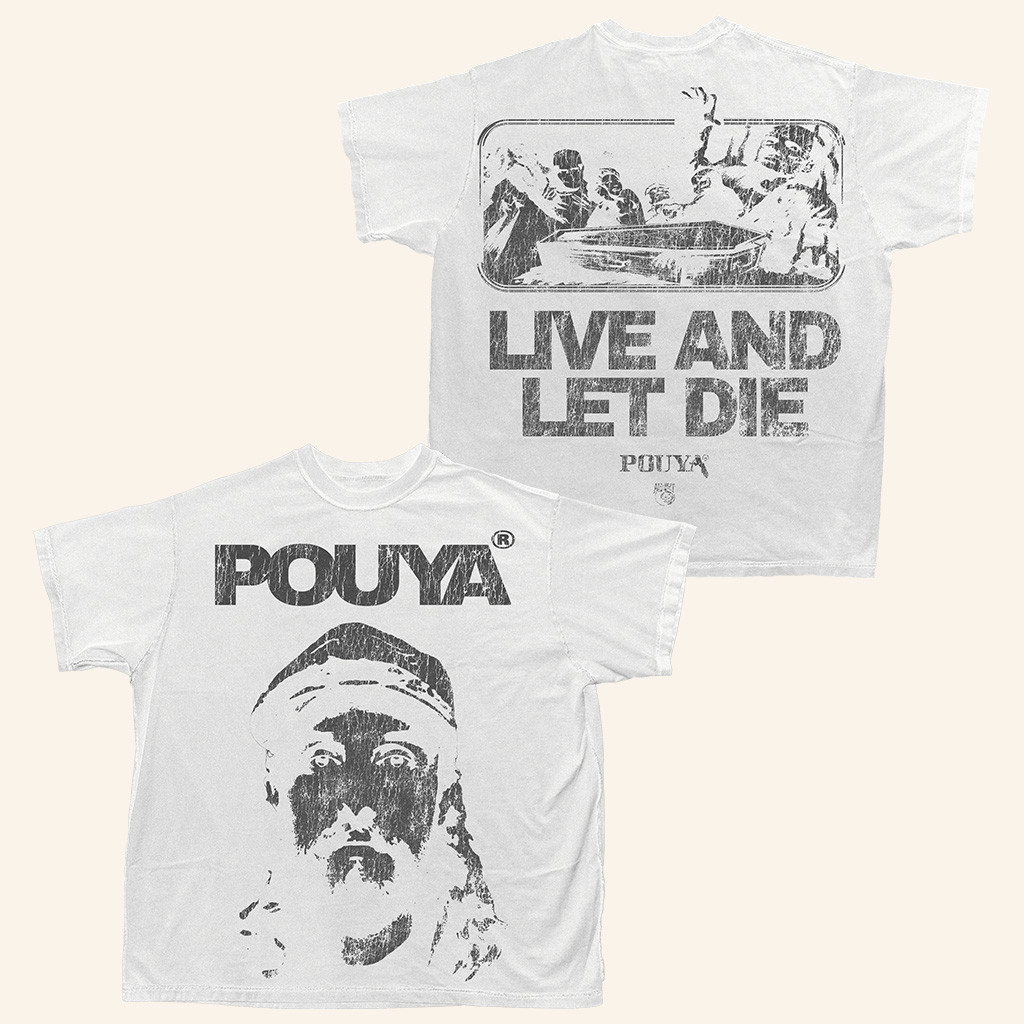 Pouya Merch Live And Let Die T-Shirt Best Gifts For Father