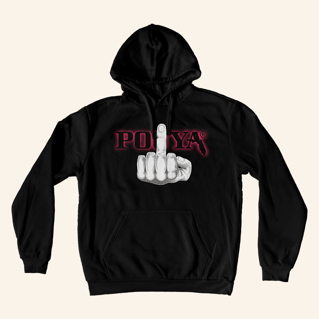 Pouya Merch Middle Finger Hoodie Gift Ideas For Brother