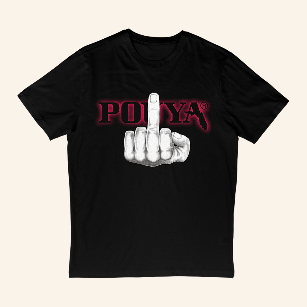 Pouya Merch Middle Finger T-Shirt Best Gifts For Friends Pouya Merch Middle Finger T-Shirt Best Gifts For Friends