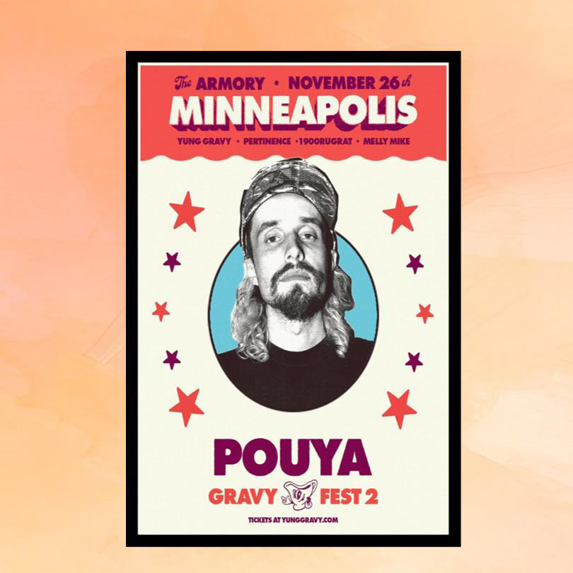 Pouya Merch Minneapolis MN Nov 26 2025 Concert Poster Home Decor Gifts For Rap Lovers Pouya Merch Minneapolis MN Nov 26 2025 Concert Poster Home Decor Gifts For Rap Lovers