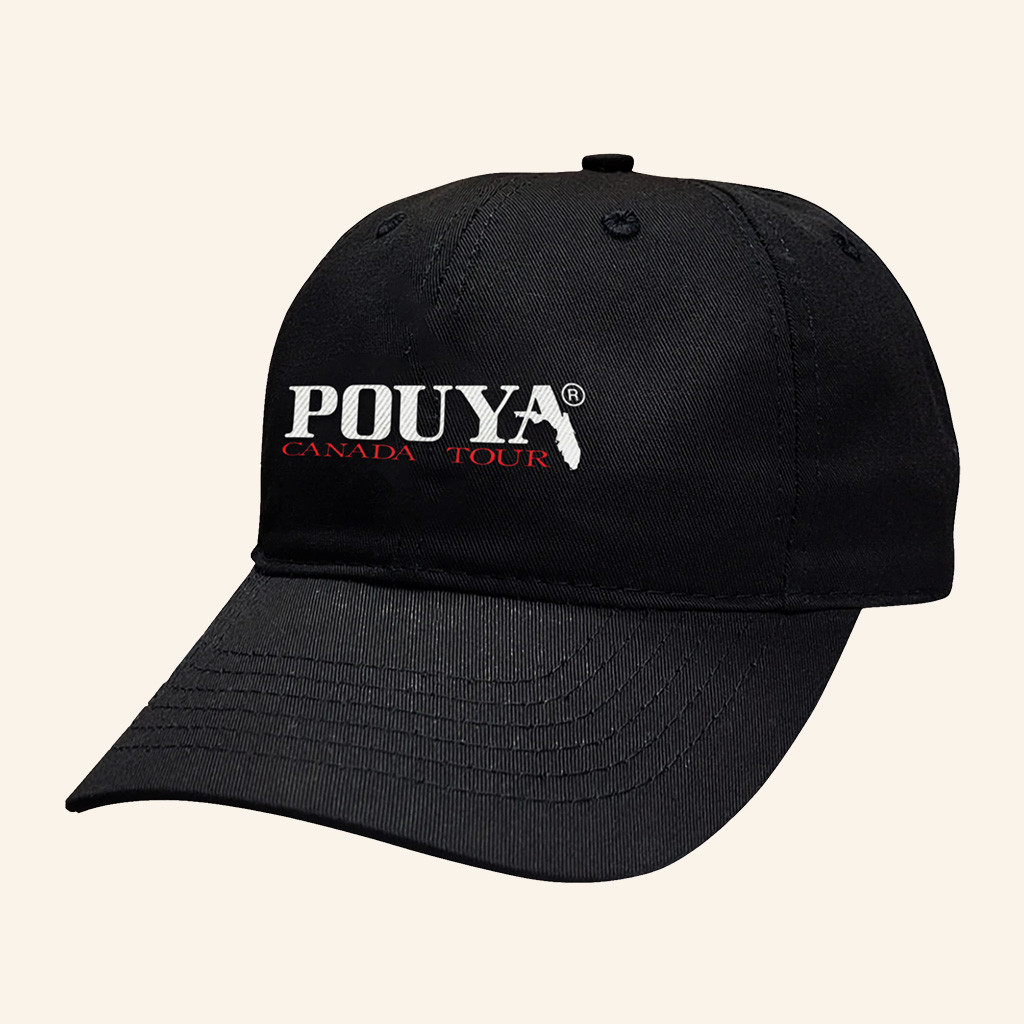 Pouya Merch POUYA Canada Tour Embroidered Hat Birthday Presents For Father