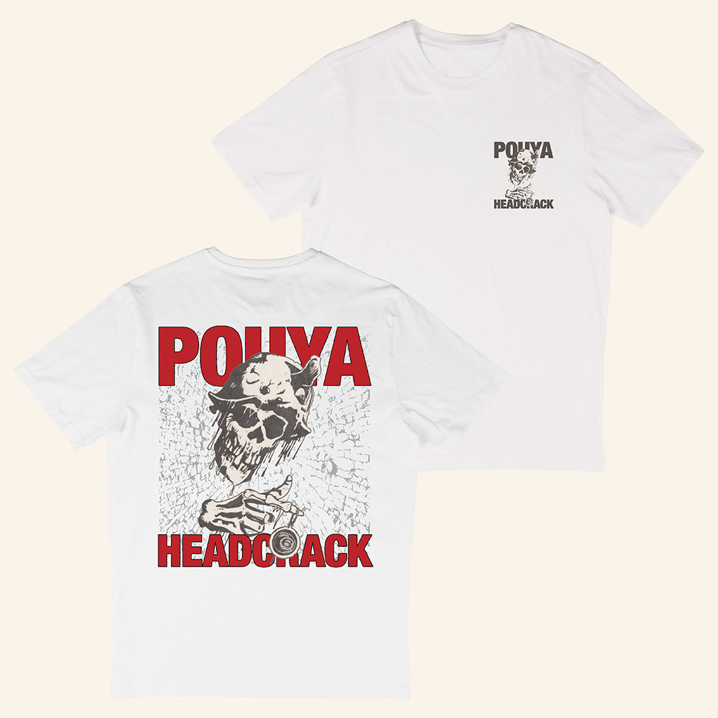 Pouya Merch Pouya Grim Headcrack T-Shirt Christmas Presents For Boyfriend