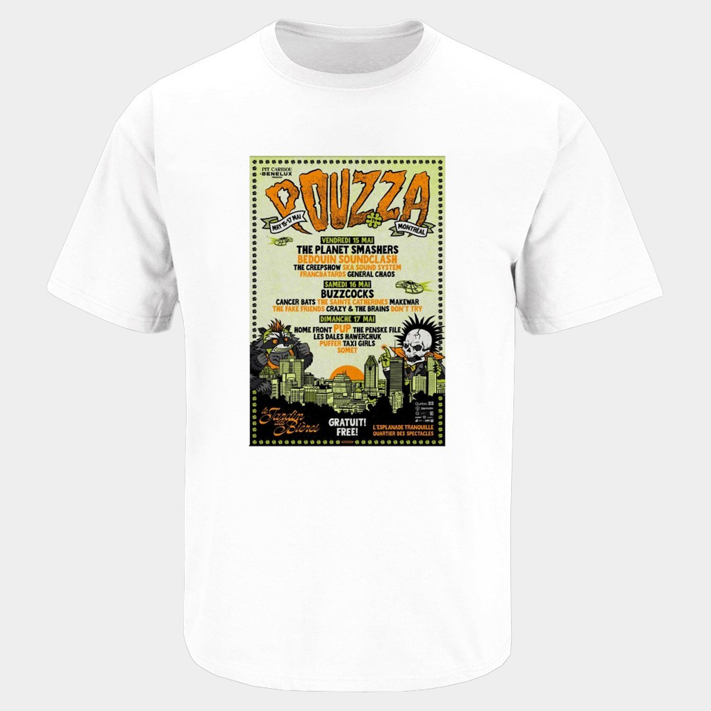 Pouzza Fest May 15 17 2026 In Montreal QC Tour T-Shirt Best Gifts For Him