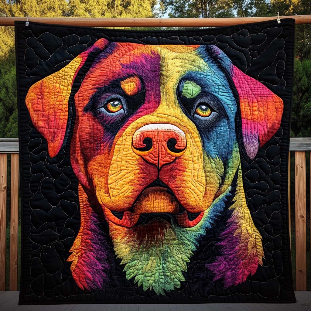 Powerful Pup Quilted Blanket Best Gifts For New Dog Owners