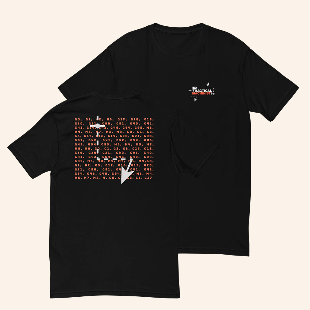 Practical Machinist Merch G Code Tutor X Practical Machinist Collab T-Shirt Gifts For Him