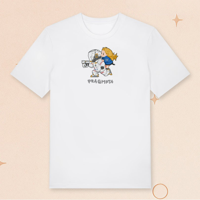 Pragmata Hugh And Diana Run FP T-Shirt Capcom Merch Gifts For Game Lovers